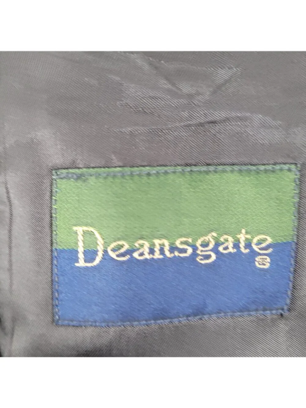 Deansgate Lambs Wool Herringbone Tweed 2 Brown Button Vented Suit Coat Size 46XL